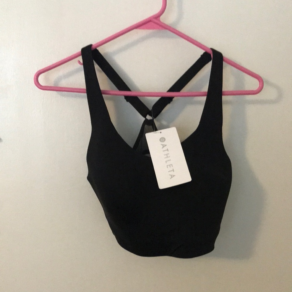 Athleta black sports bra